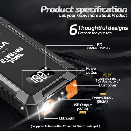 Car Emergency Power Supply 6000mAh